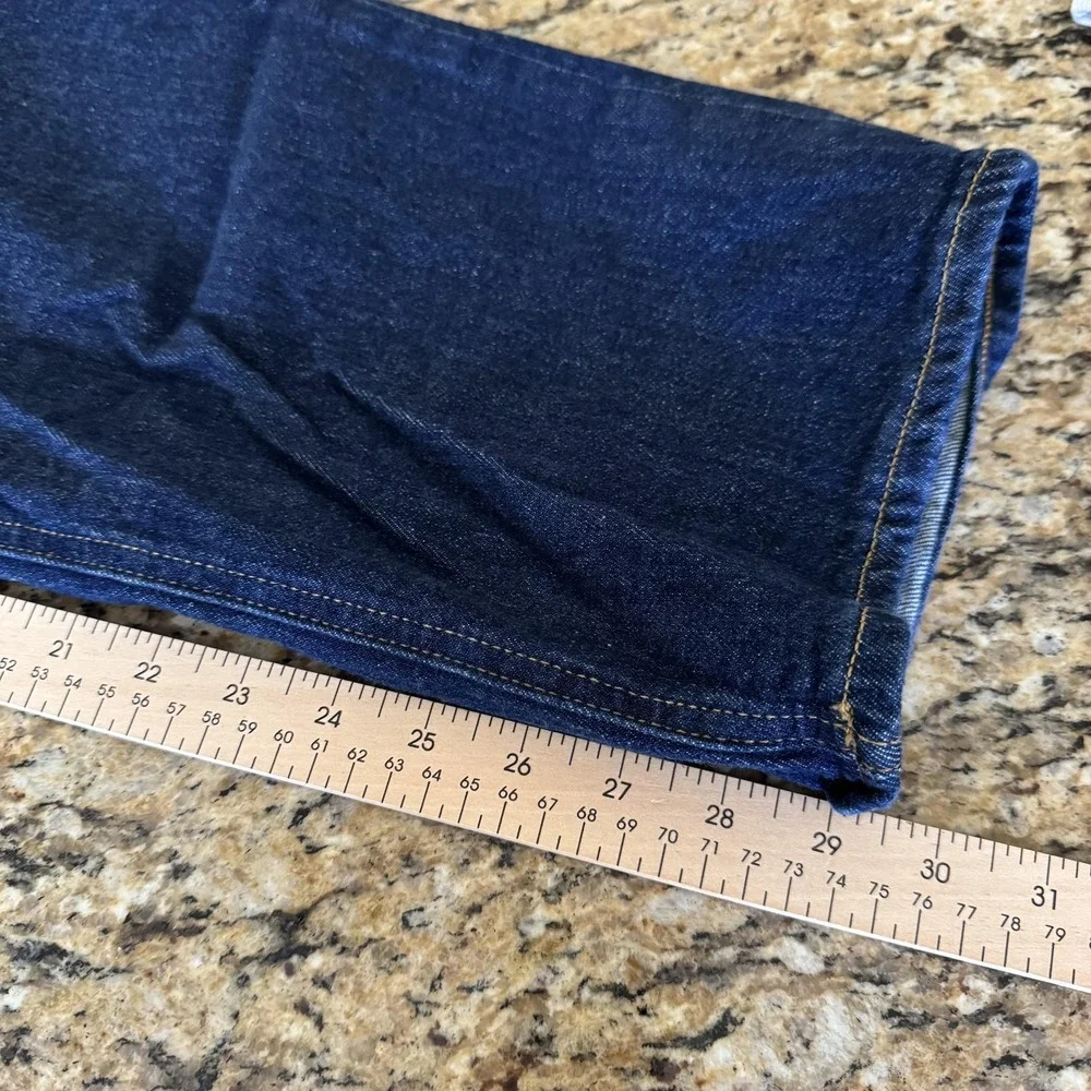Banana‎ Republic Jeans Mens 42x32 Dark Wash Straight Leg Stretch Denim Pants